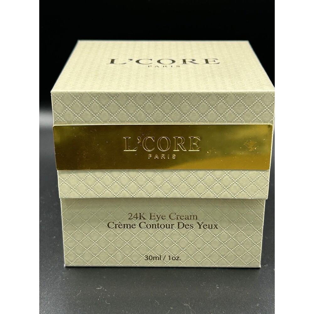 L'Core Paris 24K Eye Cream Skin‎ Care Pharmaceutical Grade Anti Aging 1 fl oz